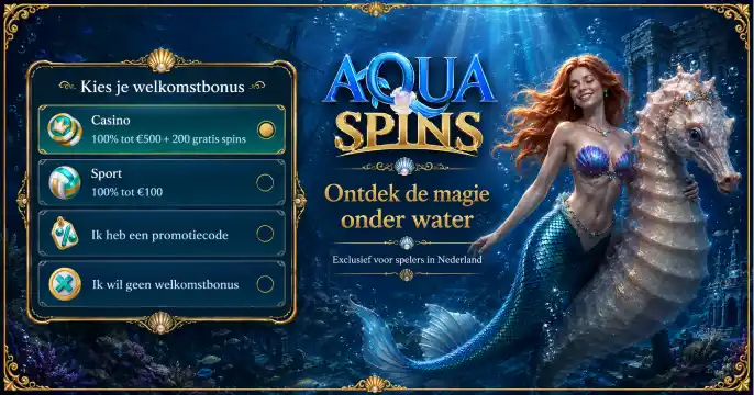 Aqua Spins Casino Accountbeheer banner